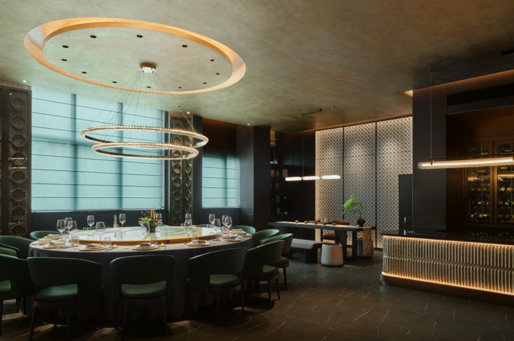 朗生 商业空间  餐饮门店 上海唐宫多媒体大夏店  整装案例详情